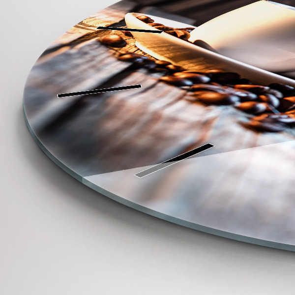 Zegar ścienny okrągły Filiżanka kawy