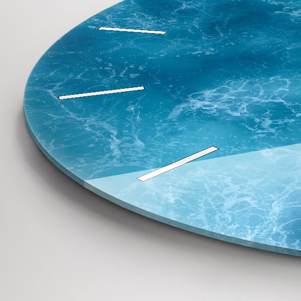 Zegar ścienny okrągły Morze woda