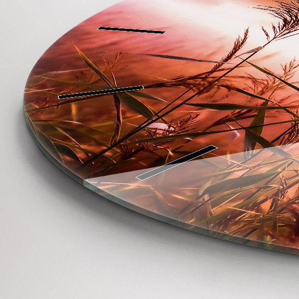 Zegar ścienny okrągły Mglisty poranek