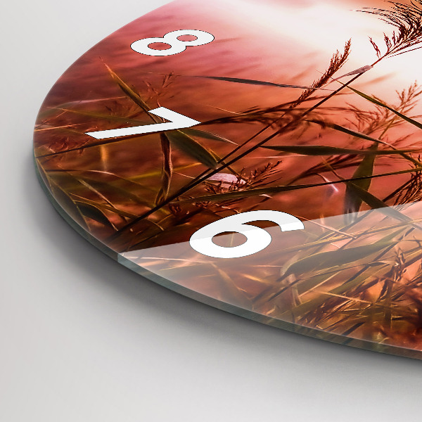 Zegar ścienny okrągły Mglisty poranek