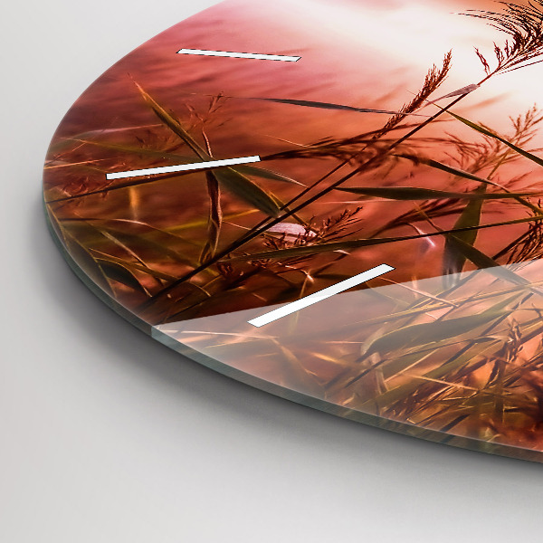 Zegar ścienny okrągły Mglisty poranek