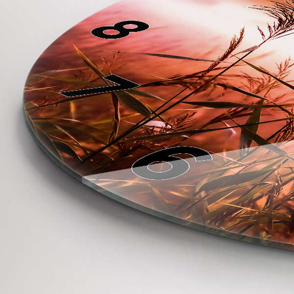 Zegar ścienny okrągły Mglisty poranek