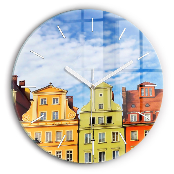 Zegar ścienny okrągły Wrocław - Stare miasto