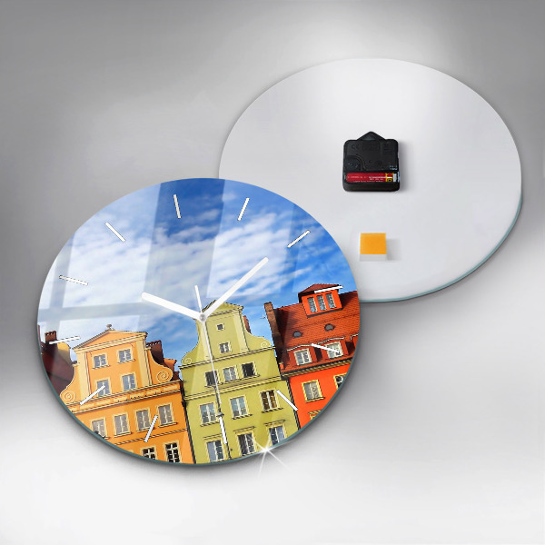 Zegar ścienny okrągły Wrocław - Stare miasto
