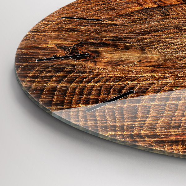 Zegar ścienny okrągły Stary pień drzewa