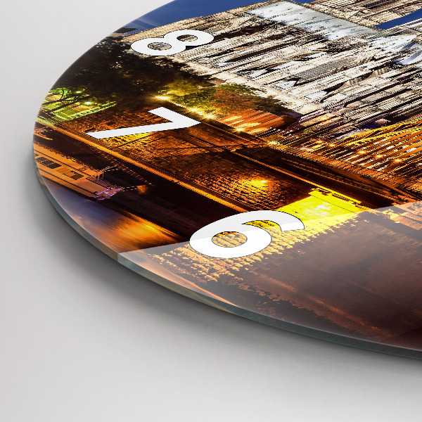 Zegar ścienny okrągły Most w Niemczech