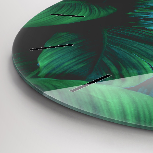 Zegar okrągły Przyroda liście