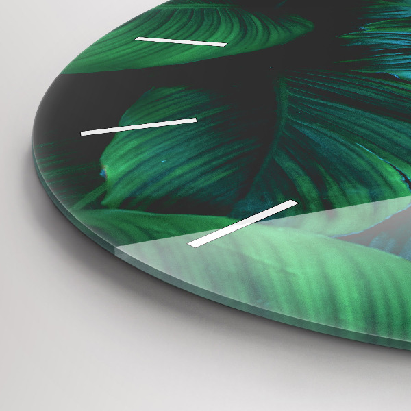 Zegar okrągły Przyroda liście