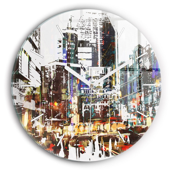 Zegar ścienny okrągły Nowy Jork Miasto
