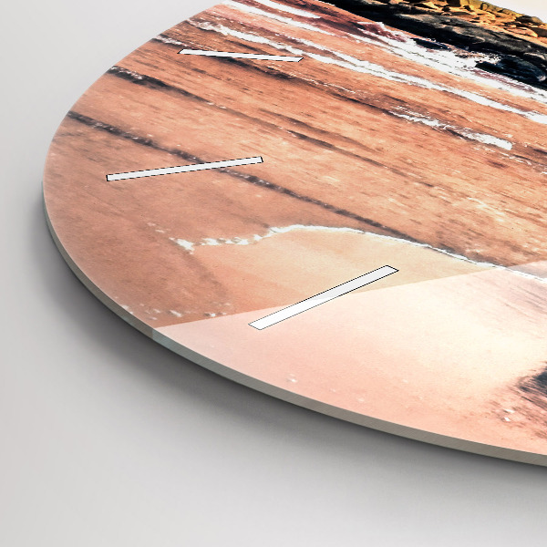 Zegar ścienny okrągły Wybrzeże Sherman