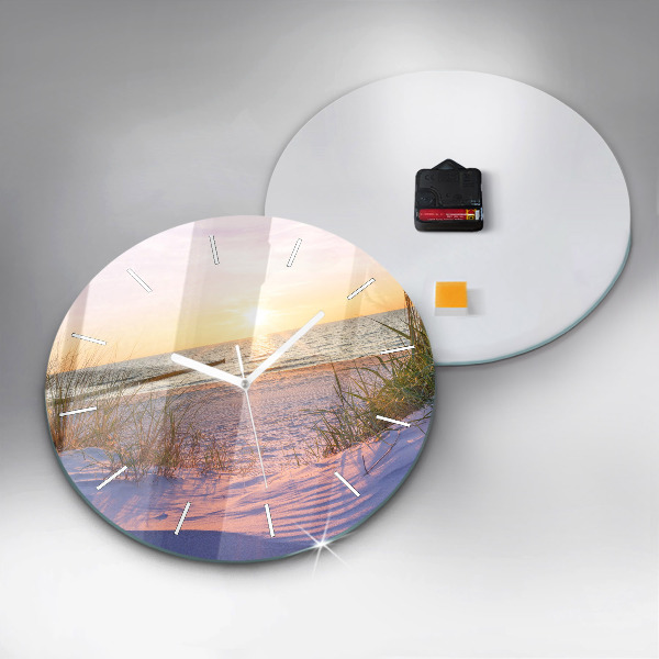 Zegar ścienny okrągły Polskie Morze Słoneczne