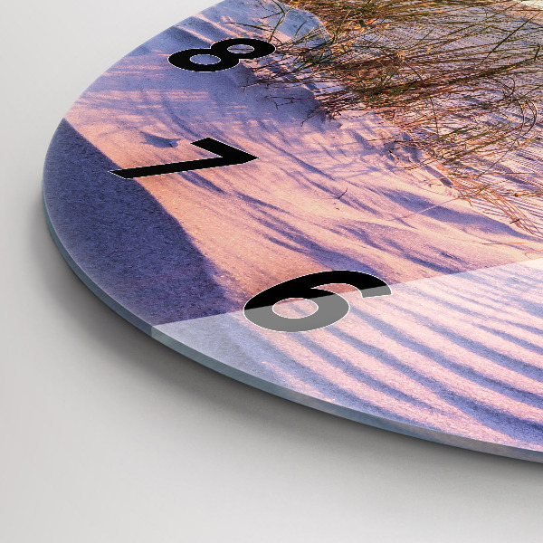 Zegar ścienny okrągły Polskie Morze Słoneczne