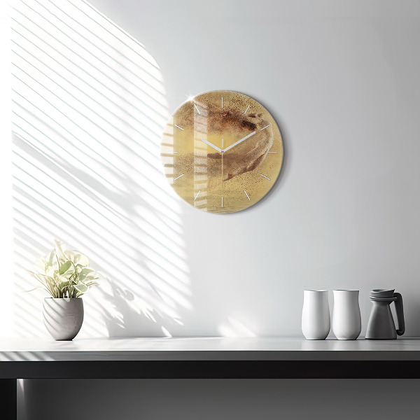 Zegar okrągły Kobieta w figurze