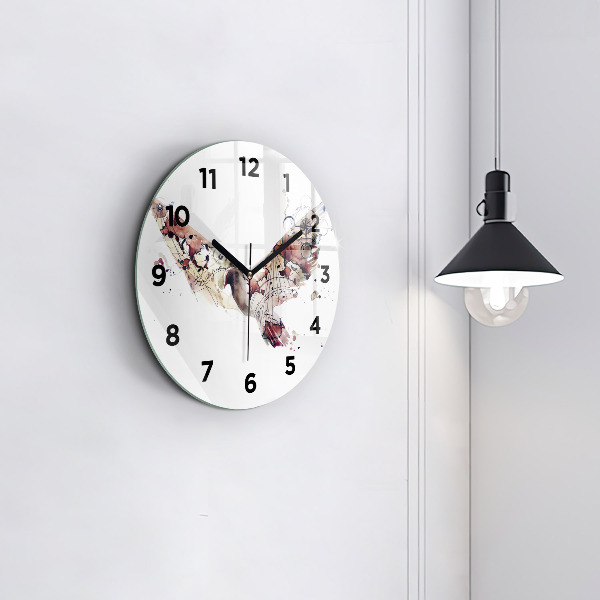 Zegar okrągły Abstrakcyjny widok