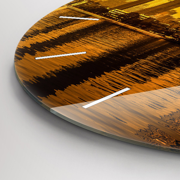 Zegar ścienny okrągły Rzeka Zhujiang Chiny