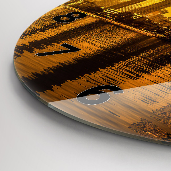 Zegar ścienny okrągły Rzeka Zhujiang Chiny