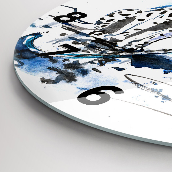 Zegar ścienny okrągły Dalmatyńczyk i parasol