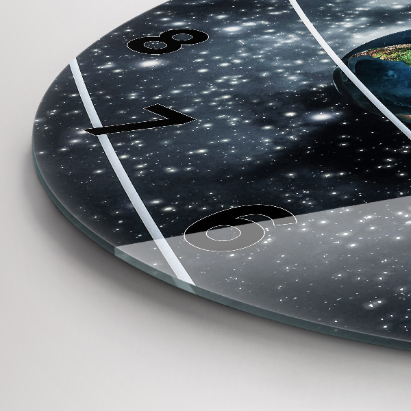 Zegar ścienny okrągły Układ słoneczny