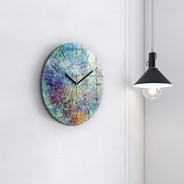 Zegar ścienny okrągły Abstrakcja - Emocje