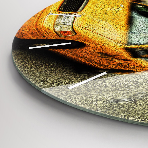 Zegar okrągły New York City taksówki