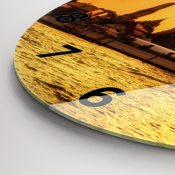 Zegar okrągły Wat arun Bangkok Tajlandia