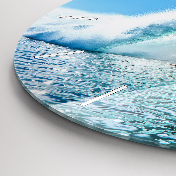 Zegar ścienny okrągły Surfing na Hawajach