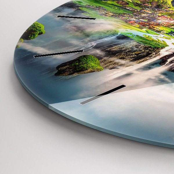 Zegar ścienny okrągły Chińskie fantasy