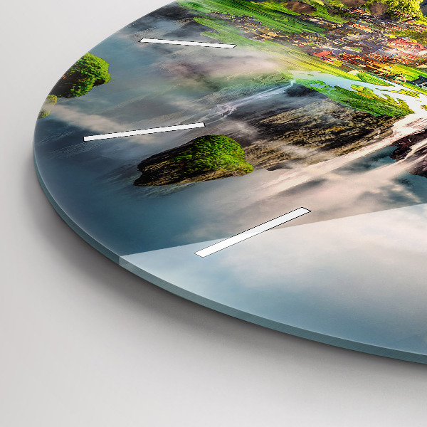 Zegar ścienny okrągły Chińskie fantasy