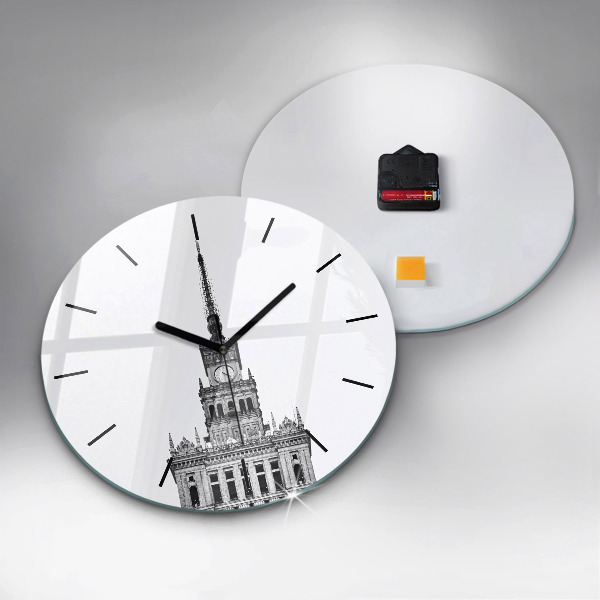 Zegar ścienny okrągły Pałac Kultury i Nauki