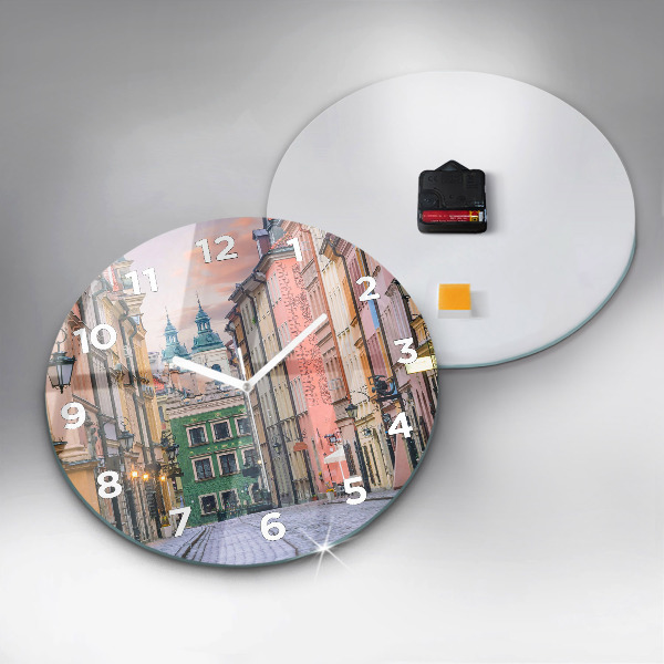 Zegar okrągły Stare miasto w Warszawie