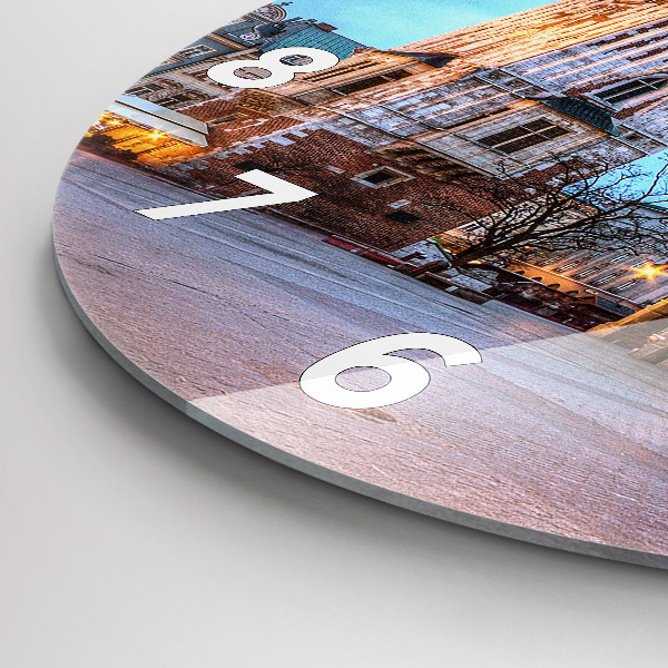 Zegar ścienny okrągły Rynek Główny w Krakowie