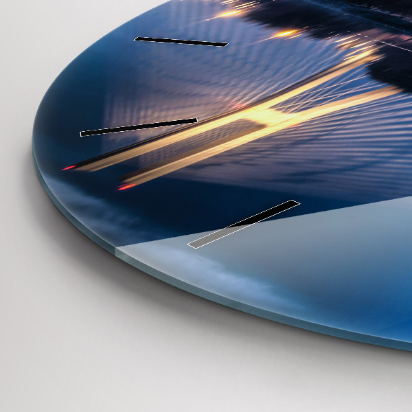 Zegar ścienny okrągły Most Rędziński Wrocław