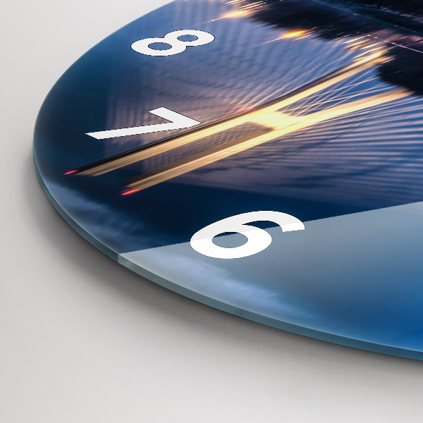 Zegar ścienny okrągły Most Rędziński Wrocław