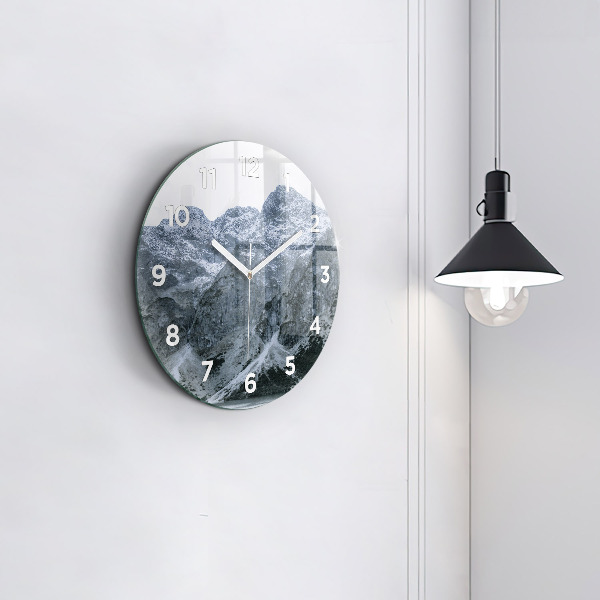 Zegar okrągły z nadrukiem Morskie Oko w Tatrach