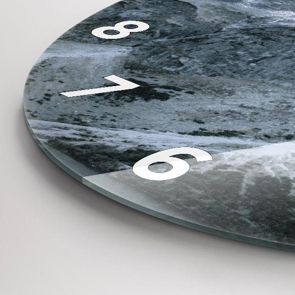 Zegar okrągły z nadrukiem Morskie Oko w Tatrach