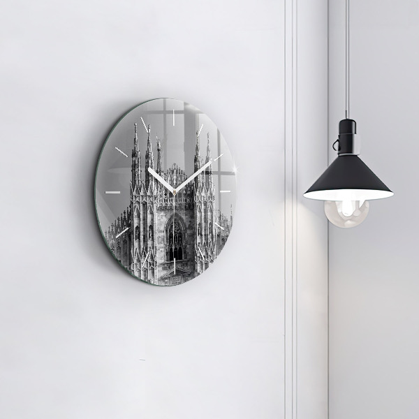 Zegar okrągły z nadrukiem Katedra Duomo Di Milano
