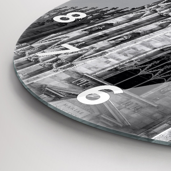 Zegar okrągły z nadrukiem Katedra Duomo Di Milano