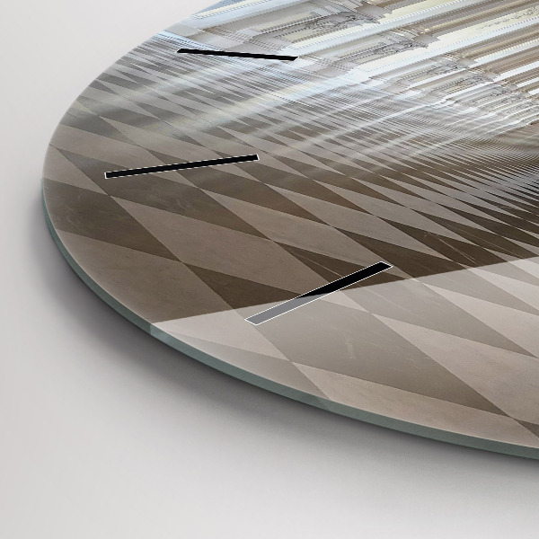 Zegar okrągły z nadrukiem Muzeum La Veneria Reale