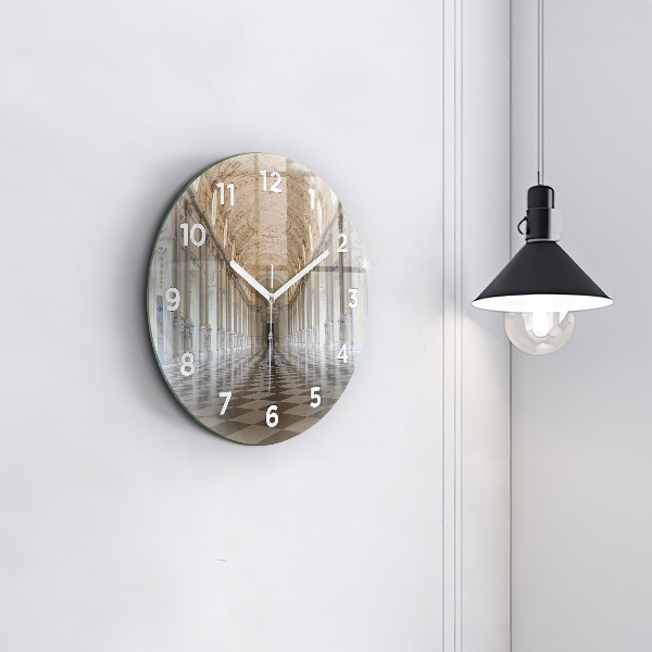 Zegar okrągły z nadrukiem Muzeum La Veneria Reale