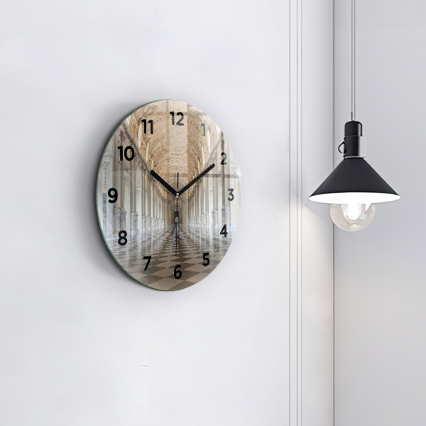 Zegar okrągły z nadrukiem Muzeum La Veneria Reale