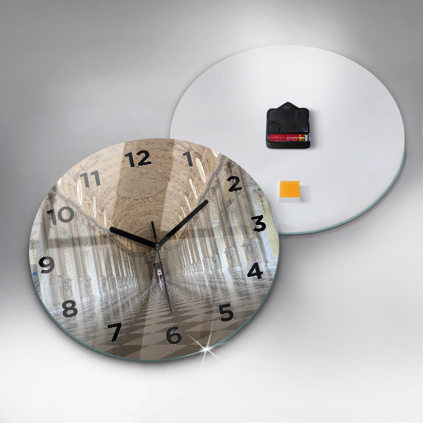 Zegar okrągły z nadrukiem Muzeum La Veneria Reale