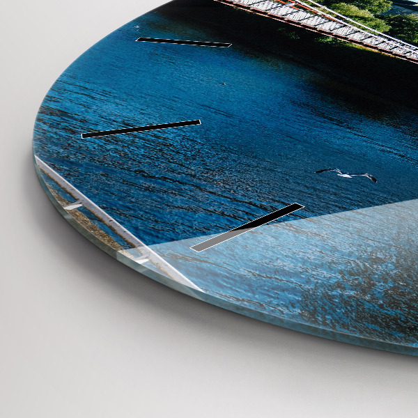 Zegar okrągły z nadrukiem Southportland Szkocja