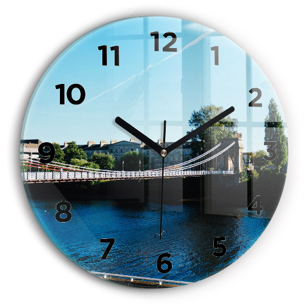 Zegar okrągły z nadrukiem Southportland Szkocja