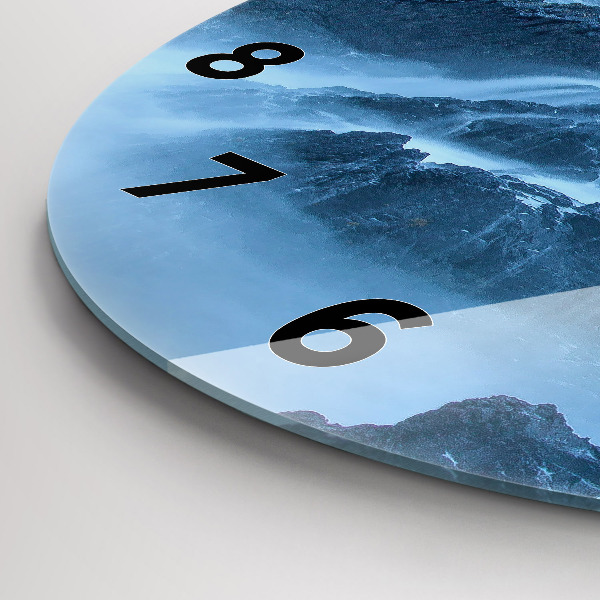 Zegar okrągły z nadrukiem Latarnia Morska