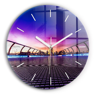 Zegar okrągły z nadrukiem Katedra Św. Pawła