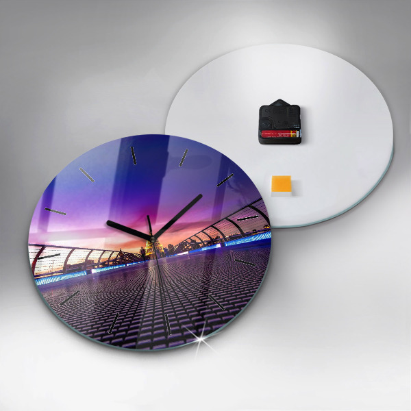 Zegar okrągły z nadrukiem Katedra Św. Pawła