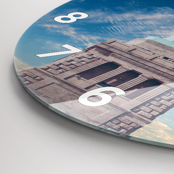 Zegar okrągły z nadrukiem Statua Wolności Nowy Jork