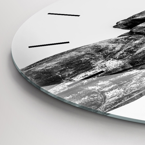 Zegar okrągły z nadrukiem Statua Wolności w Budapeszcie