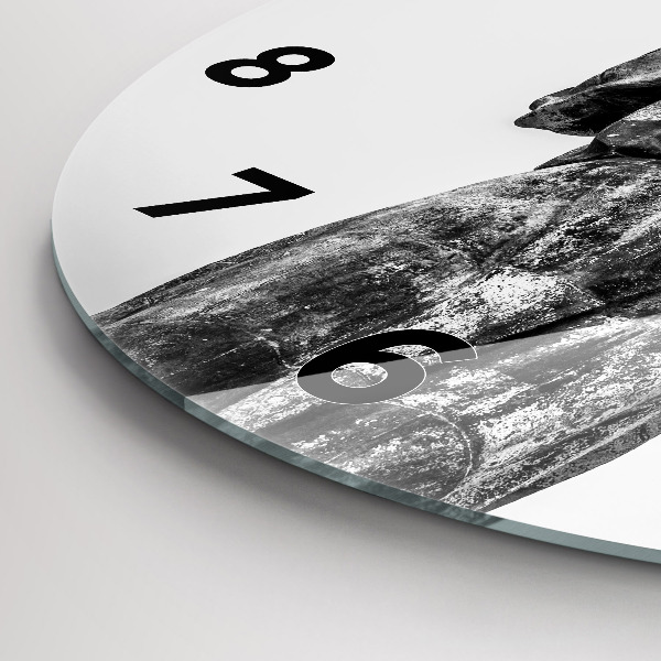 Zegar okrągły z nadrukiem Statua Wolności w Budapeszcie