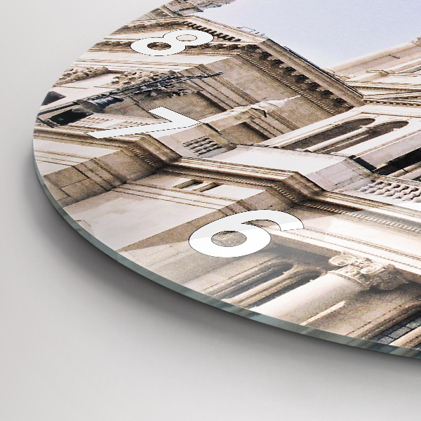 Zegar okrągły z nadrukiem Bazylika Św. Szczepana